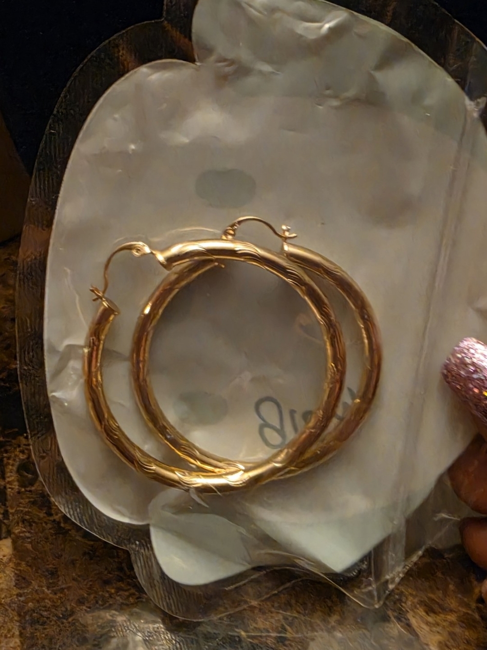 Classic Gold Twisted Hoop Earrings for Women